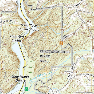 United States Geological Survey Sandy Springs, GA (2020, 24000-Scale) digital map