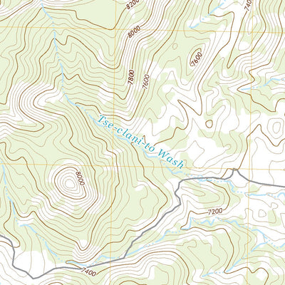 United States Geological Survey Sanostee West, NM (2020, 24000-Scale) digital map