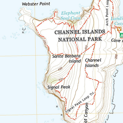 United States Geological Survey Santa Barbara Island, CA (2021, 24000-Scale) digital map