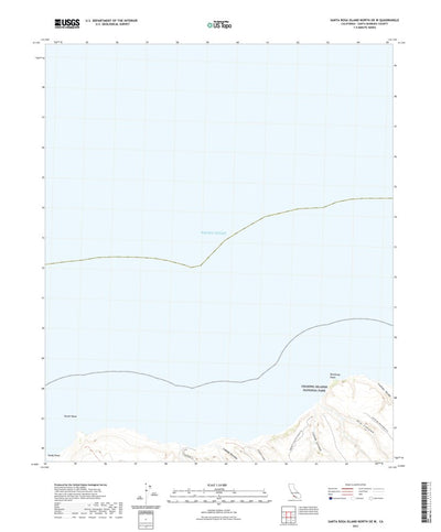United States Geological Survey Santa Rosa Island North OE W, CA (2021, 24000-Scale) digital map