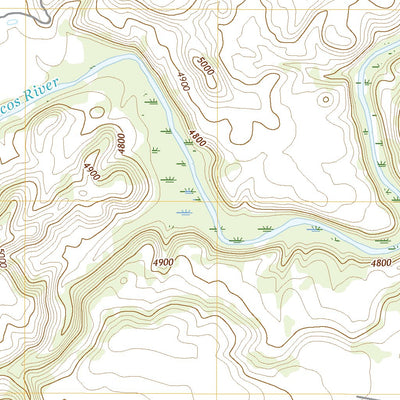 United States Geological Survey Santa Rosa Lake, NM (2020, 24000-Scale) digital map