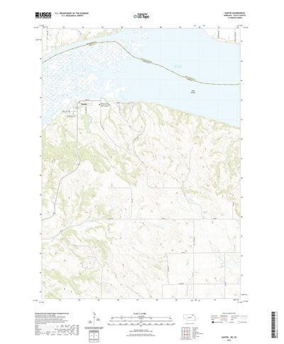 United States Geological Survey Santee, NE (2021, 24000-Scale) digital map