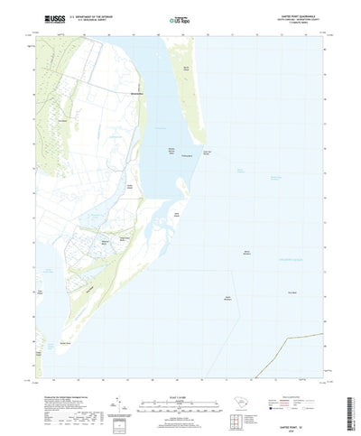 United States Geological Survey Santee Point, SC (2020, 24000-Scale) digital map