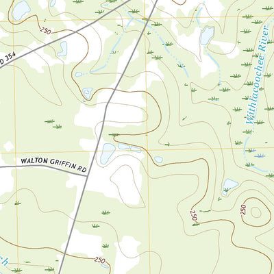 United States Geological Survey Sapps Lake, GA (2020, 24000-Scale) digital map