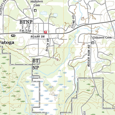 United States Geological Survey Saratoga, TX (2022, 24000-Scale) digital map