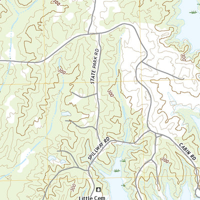 United States Geological Survey Sardis Dam, MS (2021, 24000-Scale) digital map