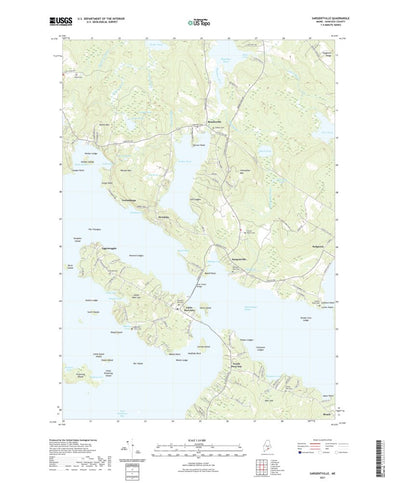 United States Geological Survey Sargentville, ME (2021, 24000-Scale) digital map