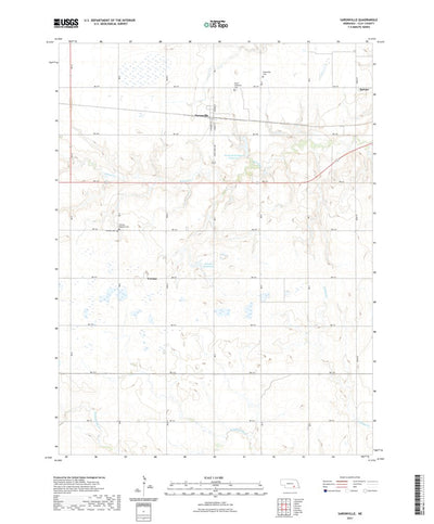 United States Geological Survey Saronville, NE (2021, 24000-Scale) digital map