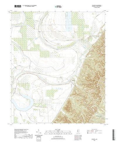 United States Geological Survey Satartia, MS (2020, 24000-Scale) digital map