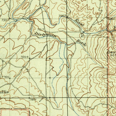 United States Geological Survey Savery, WY-CO (1940, 125000-Scale) digital map
