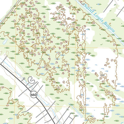 United States Geological Survey Savoie, LA (2020, 24000-Scale) digital map