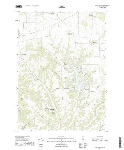United States Geological Survey Scales Mound East, IL (2021, 24000-Scale) digital map