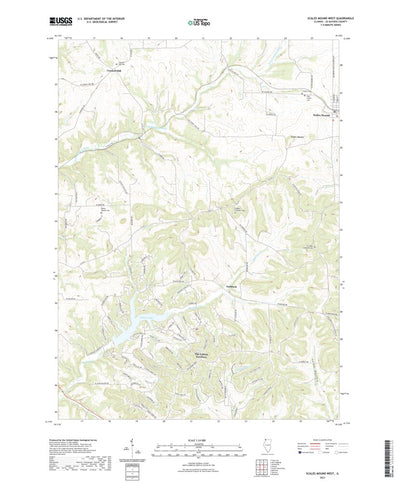United States Geological Survey Scales Mound West, IL (2021, 24000-Scale) digital map