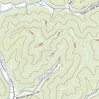 United States Geological Survey Scalf, KY (2022, 24000-Scale) digital map