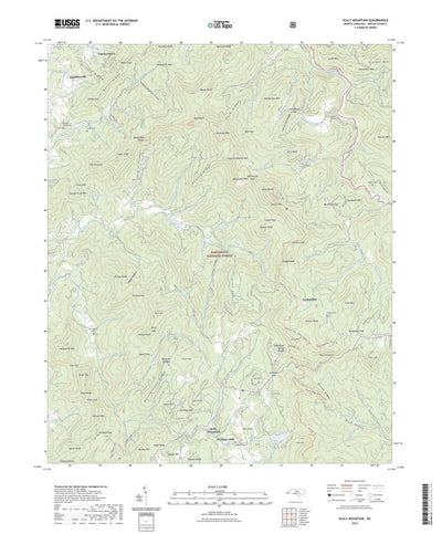 United States Geological Survey Scaly Mountain, NC (2022, 24000-Scale) digital map
