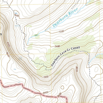 United States Geological Survey Scapegoat Mountain, MT (2020, 24000-Scale) digital map