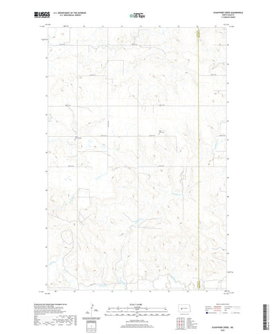 United States Geological Survey Schaffner Creek, ND (2020, 24000-Scale) digital map