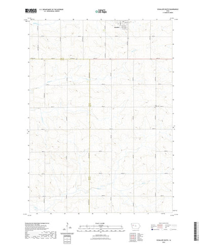 United States Geological Survey Schaller South, IA (2022, 24000-Scale) digital map