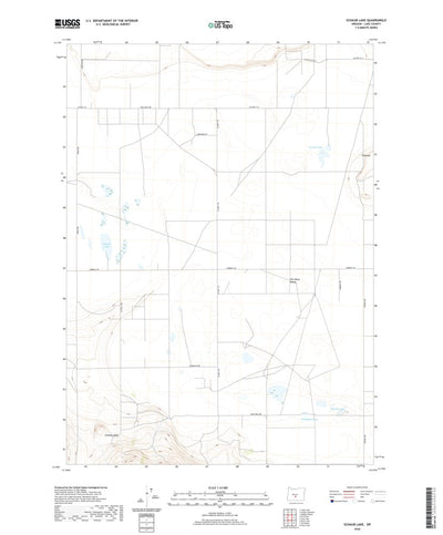 United States Geological Survey Schaub Lake, OR (2020, 24000-Scale) digital map