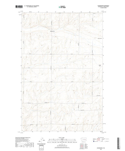 United States Geological Survey Schoonover, WA (2020, 24000-Scale) digital map
