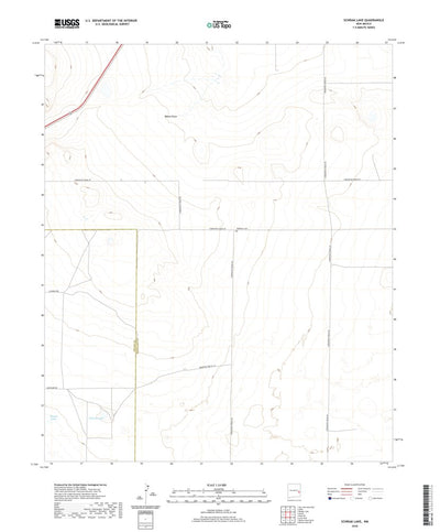 United States Geological Survey Schram Lake, NM (2020, 24000-Scale) digital map