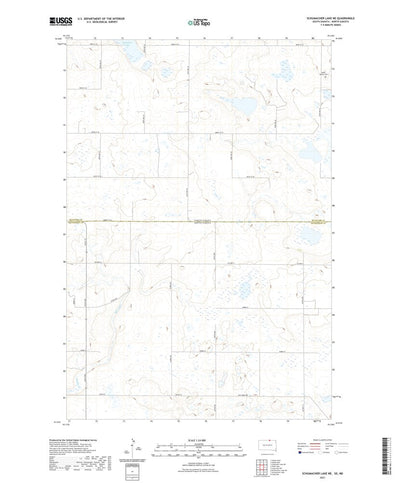United States Geological Survey Schumacher Lake NE, SD (2021, 24000-Scale) digital map