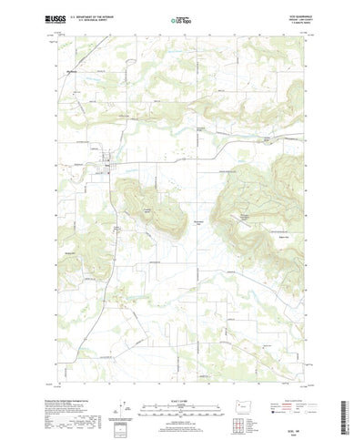 United States Geological Survey Scio, OR (2020, 24000-Scale) digital map