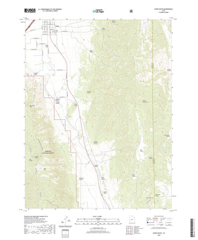 United States Geological Survey Scipio South, UT (2020, 24000-Scale) digital map
