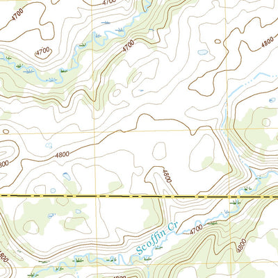 United States Geological Survey Scoffin Butte, MT (2020, 24000-Scale) digital map