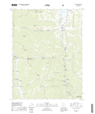 United States Geological Survey Scofield, UT (2020, 24000-Scale) digital map