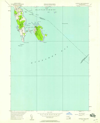 United States Geological Survey Sconticut Neck, MA (1948, 24000-Scale) digital map