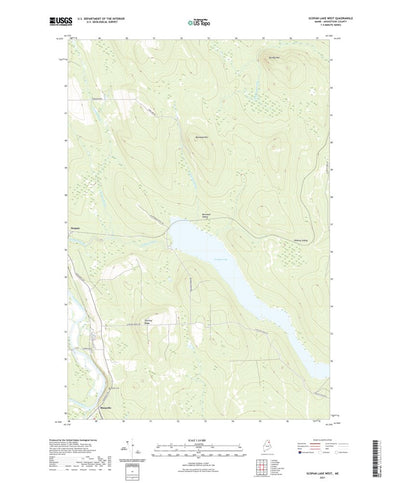 United States Geological Survey Scopan Lake West, ME (2021, 24000-Scale) digital map