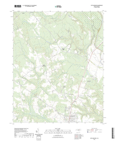 United States Geological Survey Scotland Neck, NC (2022, 24000-Scale) digital map