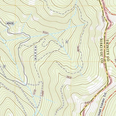 United States Geological Survey Scott Mountain, CA (2021, 24000-Scale) digital map