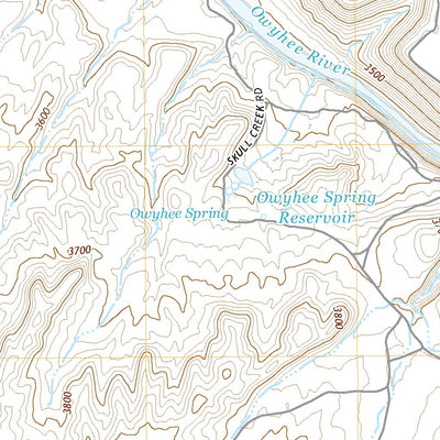 United States Geological Survey Scott Reservoir, OR (2020, 24000-Scale) digital map