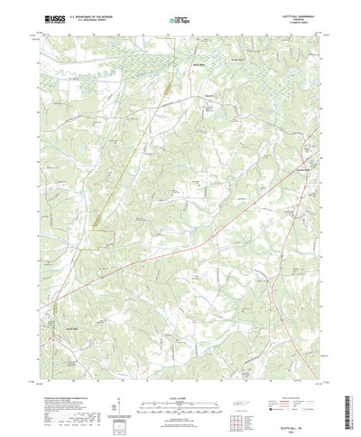 United States Geological Survey Scotts Hill, TN (2022, 24000-Scale) digital map