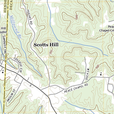 United States Geological Survey Scotts Hill, TN (2022, 24000-Scale) digital map