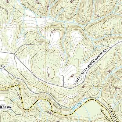 United States Geological Survey Scotts Mills, OR (2020, 24000-Scale) digital map
