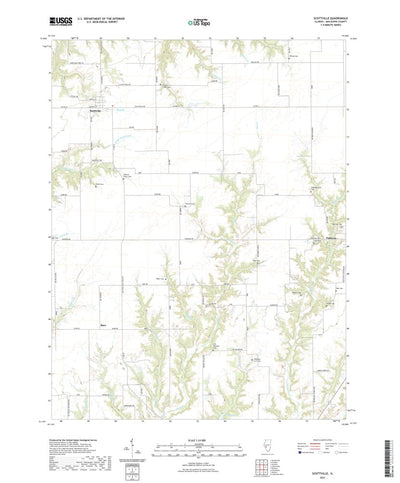 United States Geological Survey Scottville, IL (2021, 24000-Scale) digital map