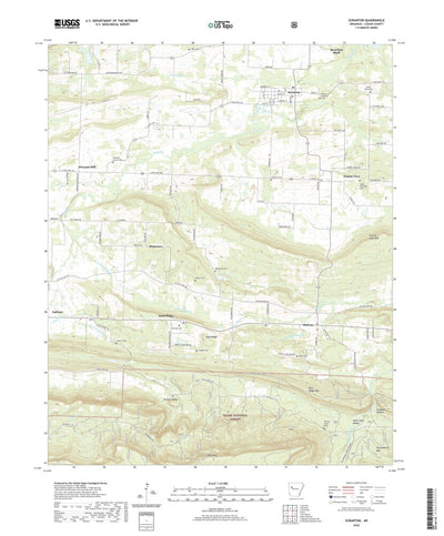 United States Geological Survey Scranton, AR (2020, 24000-Scale) digital map