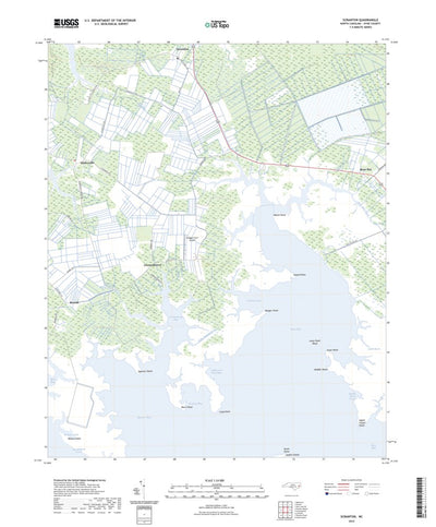 United States Geological Survey Scranton, NC (2022, 24000-Scale) digital map