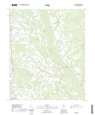 United States Geological Survey Scranton, SC (2020, 24000-Scale) digital map