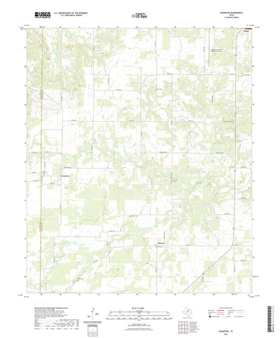 United States Geological Survey Scranton, TX (2022, 24000-Scale) digital map