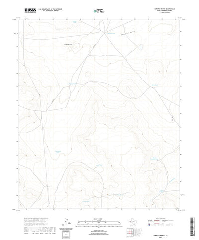 United States Geological Survey Scratch Ranch, TX (2022, 24000-Scale) digital map