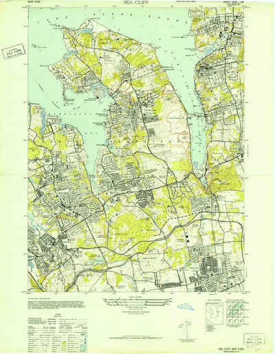 United States Geological Survey Sea Cliff, NY (1947, 24000-Scale) digital map