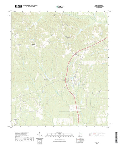 United States Geological Survey Seale, AL (2020, 24000-Scale) digital map