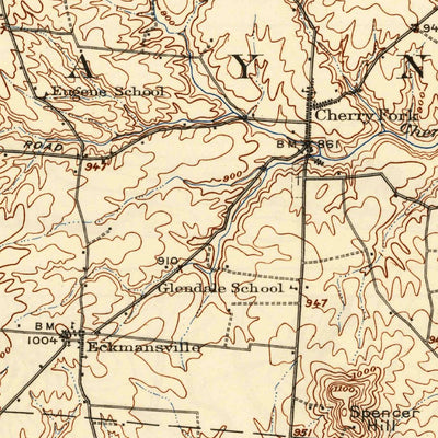 United States Geological Survey Seaman, OH (1918, 62500-Scale) digital map