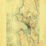 United States Geological Survey Seattle, WA (1894, 62500-Scale) digital map