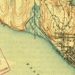 United States Geological Survey Seattle, WA (1894, 62500-Scale) digital map