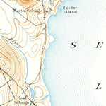 United States Geological Survey Sebago Lake, ME (1896, 62500-Scale) digital map